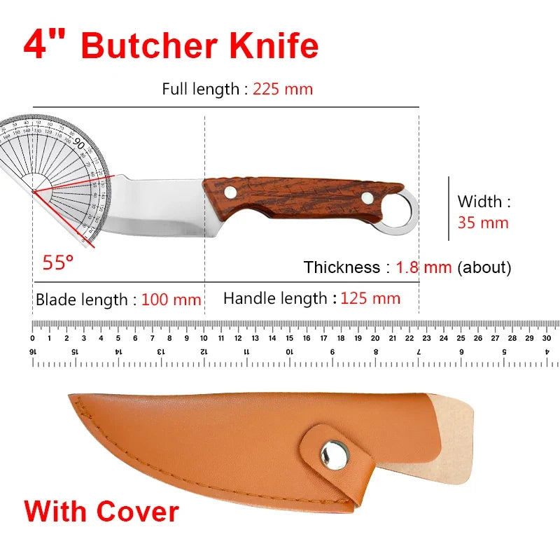 InLeung Hand Forged Boning Knife – Stainless Steel 10"