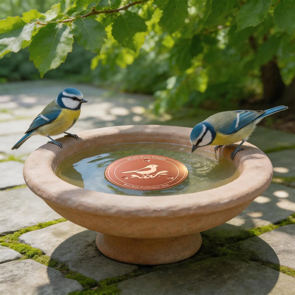 Bird Bath Copper Disk – Natural Water Purifier for Garden