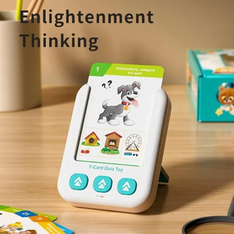 Bilingual Flashcard Learning Machine for Kids | 55 Cards