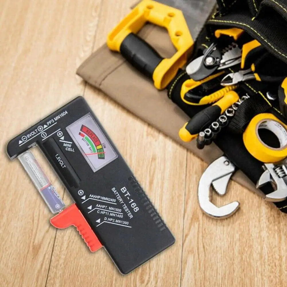 BT-168 Universal Battery Tester | AA AAA C D 9V Voltage Checker