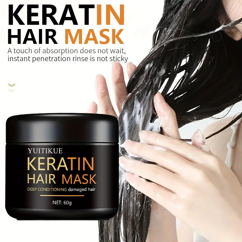 Keratin Hair Mask 60g – Deep Conditioning, Smooth & Shiny
