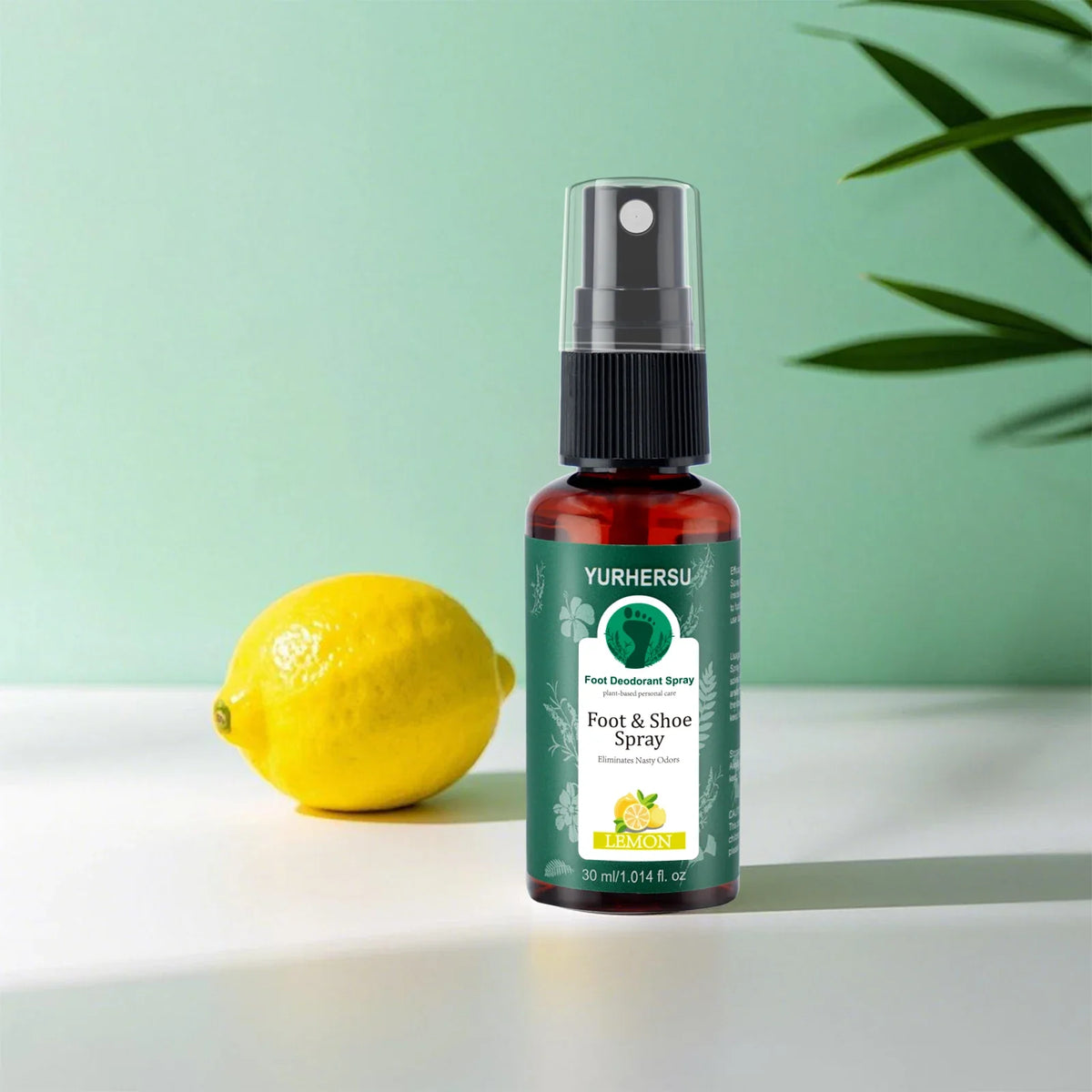 YURHERSU Lemon Foot Deodorant Spray – 24H Odor Control