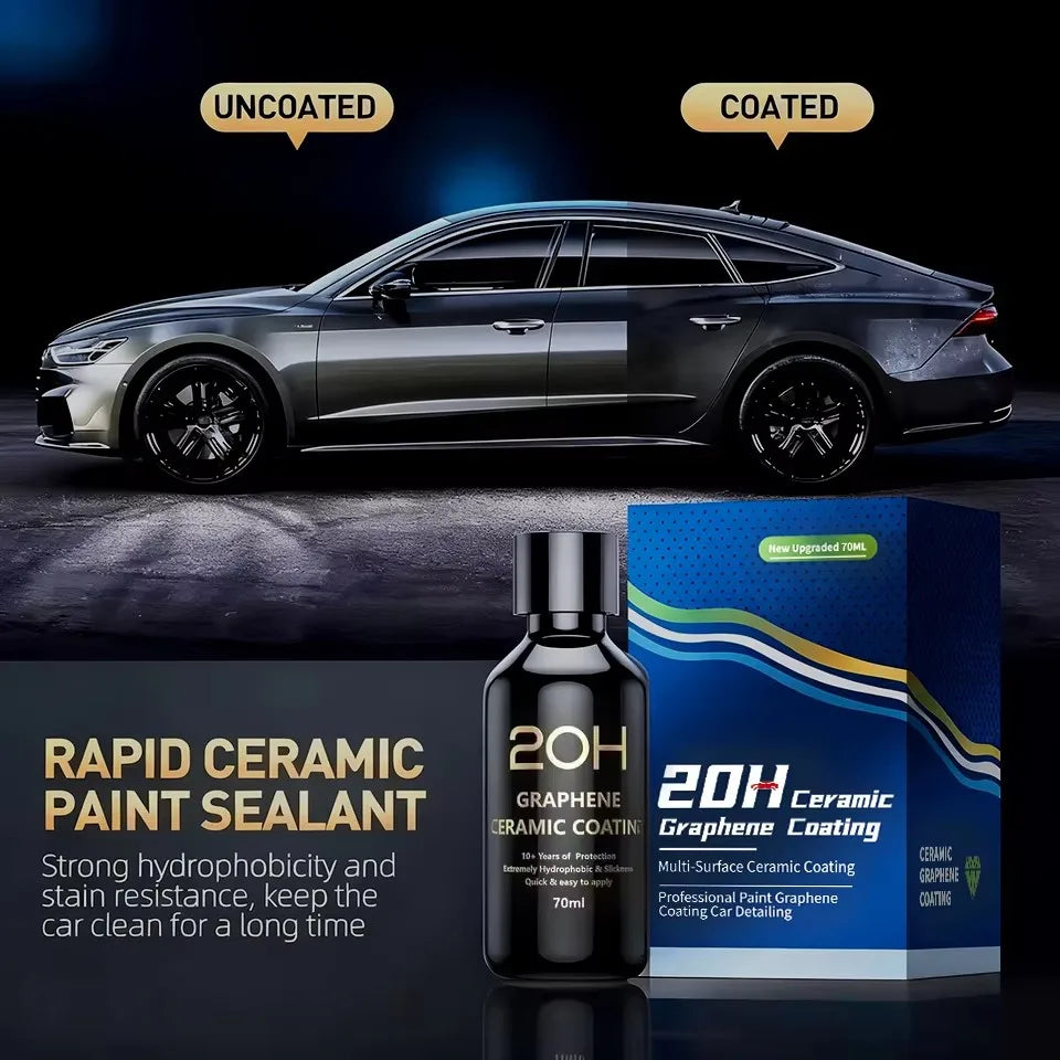 Graphene Ceramic Coating 20H Self Healing UV Track Technology Car