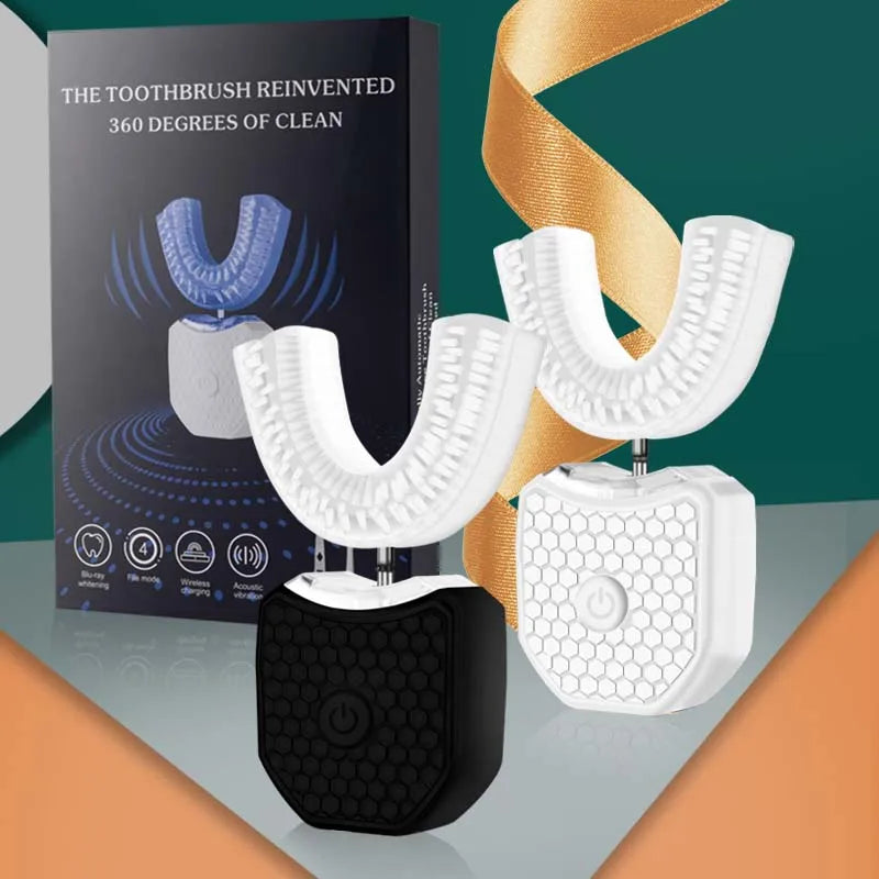 U-Shaped Electric Toothbrush | LED, USB-C, IPX7 Waterproof