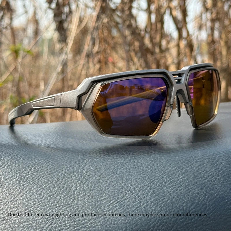 Cyberpunk Polarized Cycling Sunglasses – UV Protection Retro