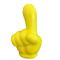 Funny Peace Sign Car Antenna Topper – Yellow PVC Ornament