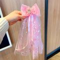 Princess Sequin Tulle Bow Hair Clips for Baby Girls & Toddlers