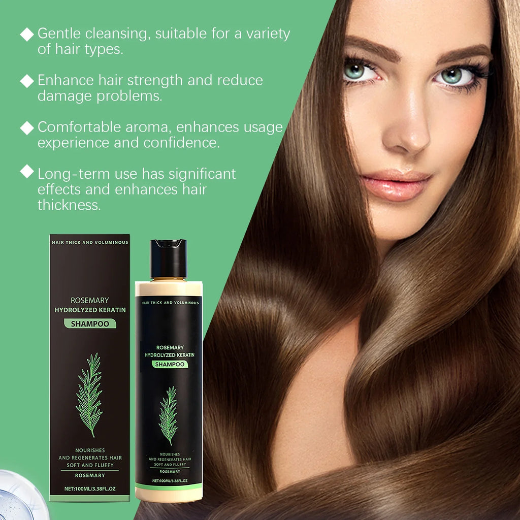 Rosemary Oil Shampoo – Volumizing & Keratin Scalp Care 100ml