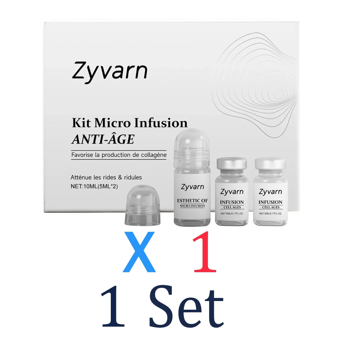 0.25mm Microneedle Facial Serum Set | Deep Hydration & Repair