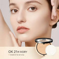SADOER 3-Color Mineral Pressed Powder – Oil Control Concealer