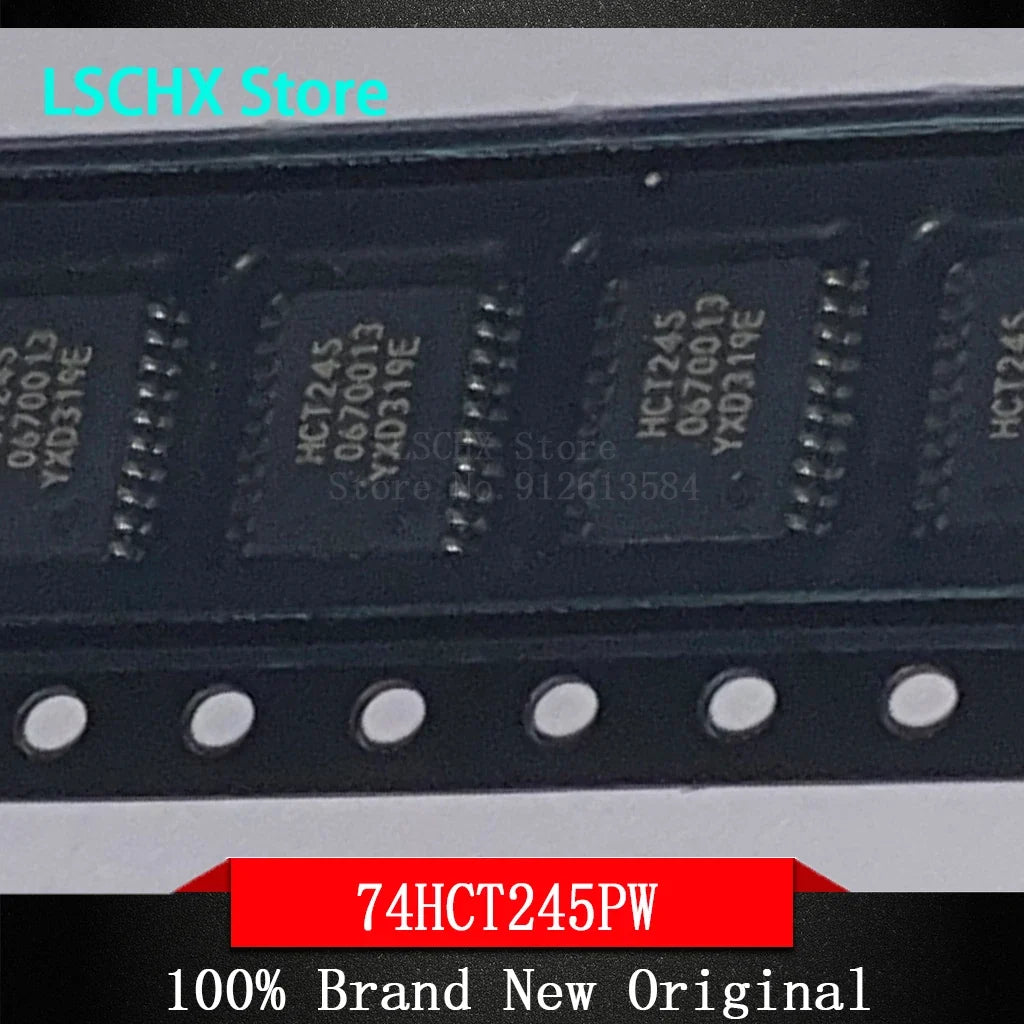 10Pcs 74HCT Logic ICs – HCT245 244 573 574 595 4051 TSSOP