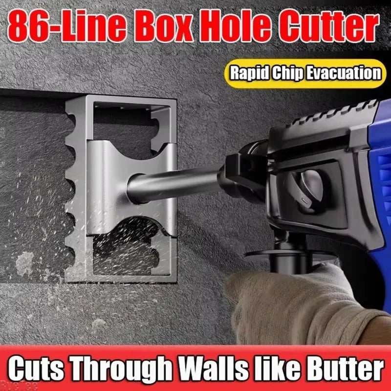 86 Type Square Hole Cutter for Junction Box Wall Mounting