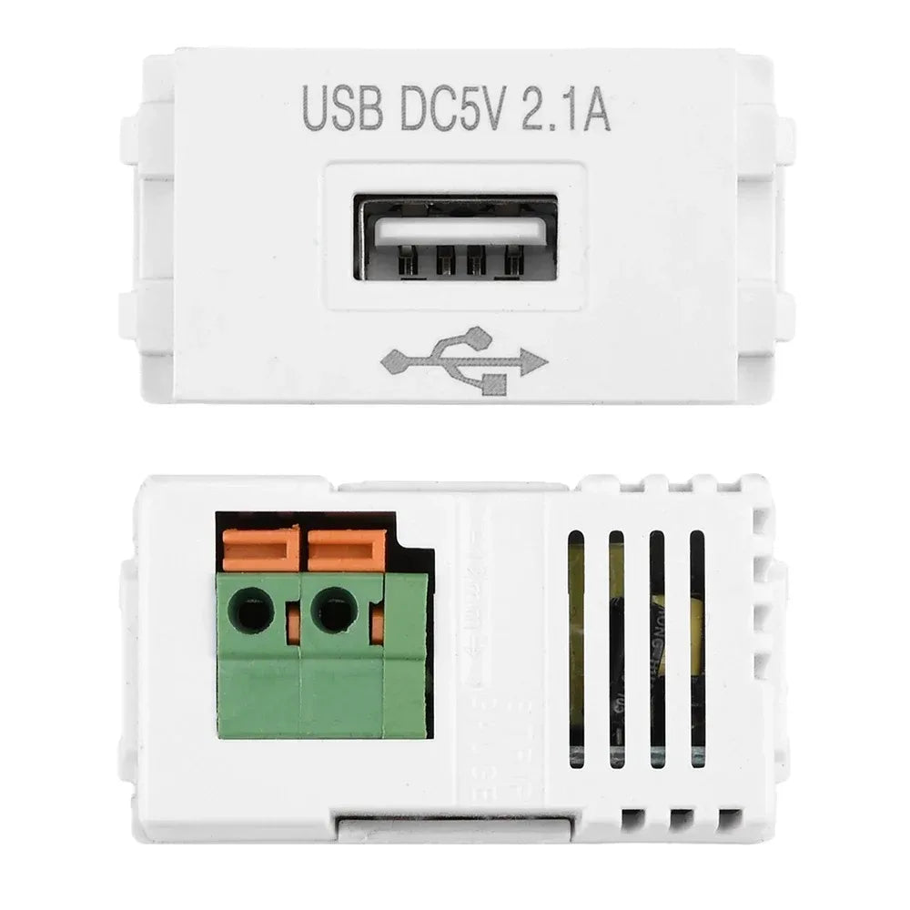 USB Charging Panel 220V to 5V 2.1A Switching Power Adapter