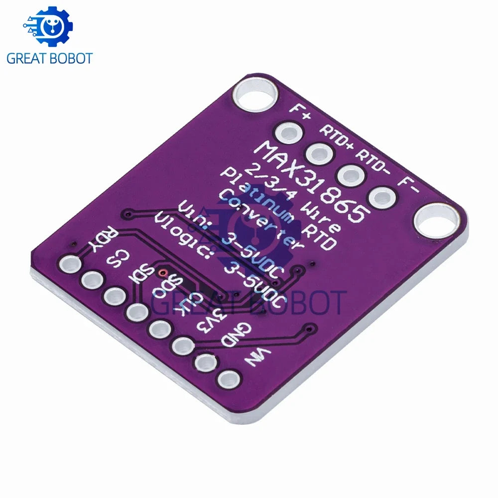MAX31865 PT100/PT1000 RTD to Digital Converter – Arduino
