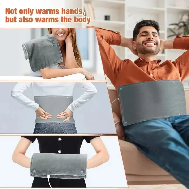USB Electric Heating Pad – Machine-Washable Microplush Mat