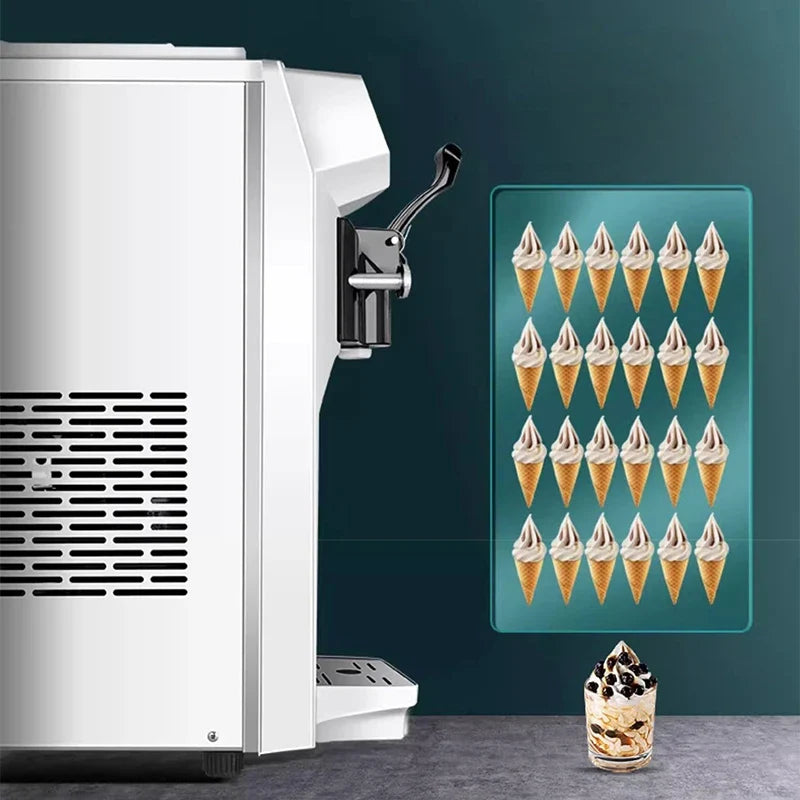 Mini Commercial Soft Ice Cream Machine 13L/H – SKF-AT1016