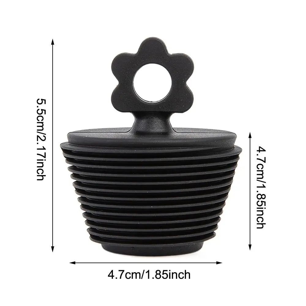 Bathroom Bath Stopper Drain Overflow Cover Plug Silicone Bathtub Tub