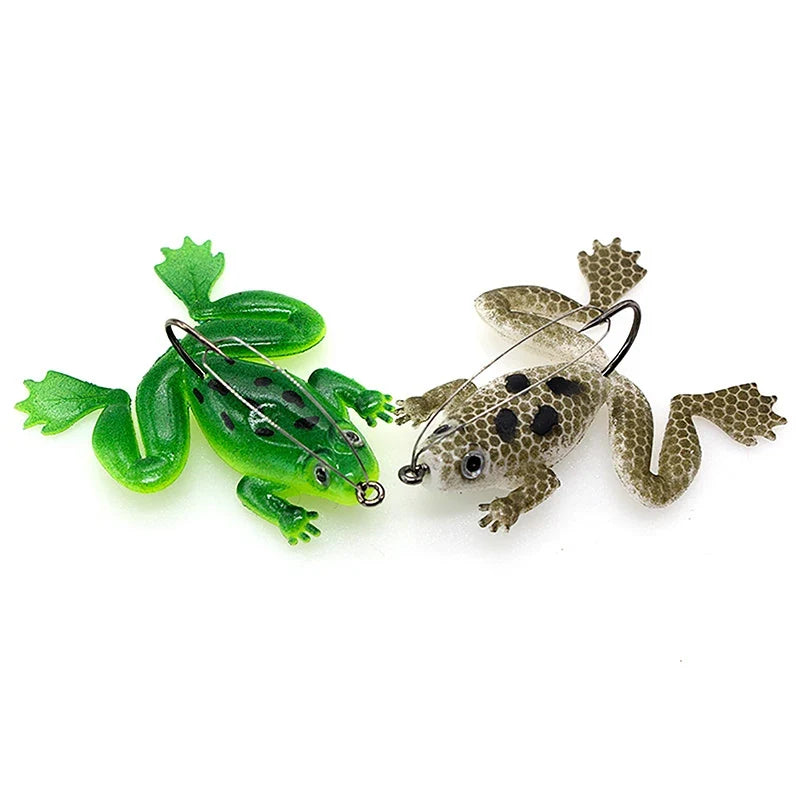 Soft Rubber Frog Fishing Lure 4.5g 6cm – Topwater Bass Bait