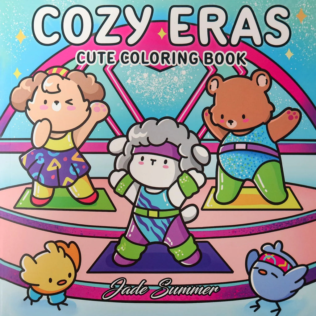 COZY ERAS Cute Coloring Books Stress Relief Relaxation Perfect Gifts