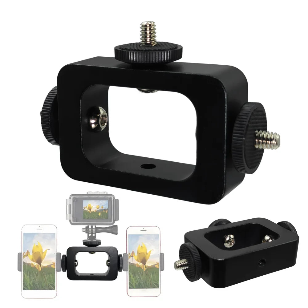 3-Position Flash Bracket Mount 1/4" Screw | GoPro DSLR Action Camera