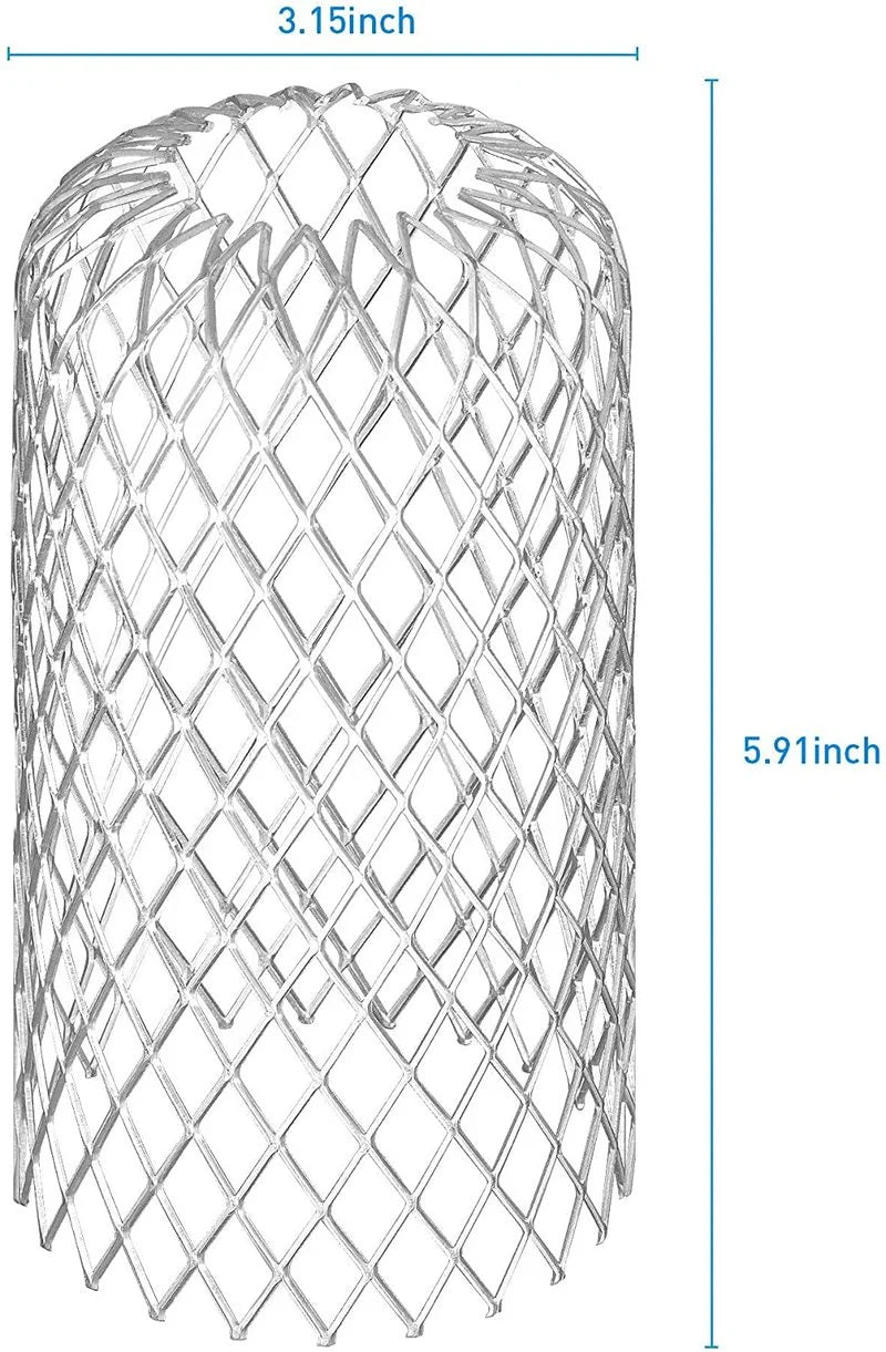 4-Pack Aluminum Mesh Gutter Guards – Leaf & Debris Filters
