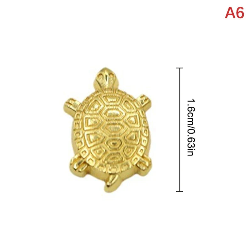 Feng Shui Lucky Turtle Charm – Daily Wealth Metal Ornament