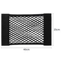 Car Storage Net Stretchable Mesh Pocket Magic Elastic Sticker