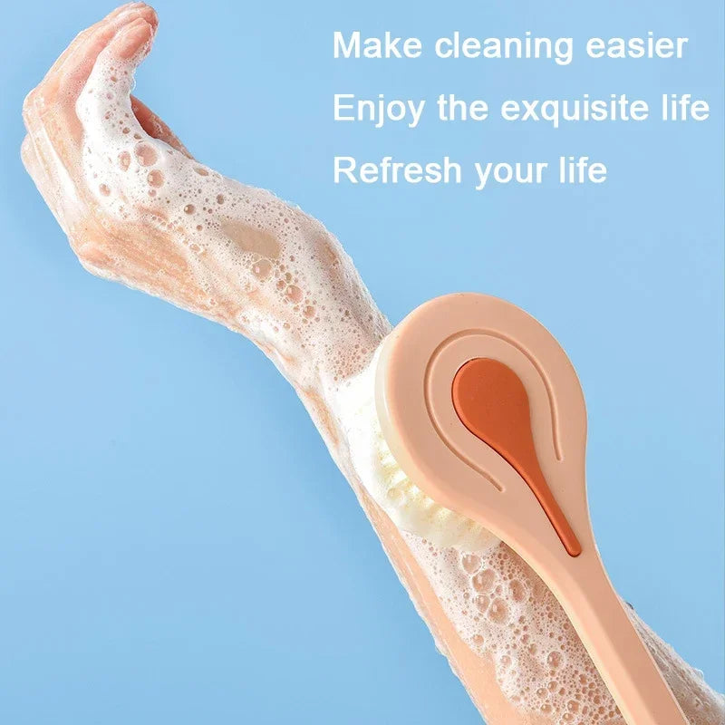 Long-Handle Soft Bristle Back Scrubber Bath Brush | PGY