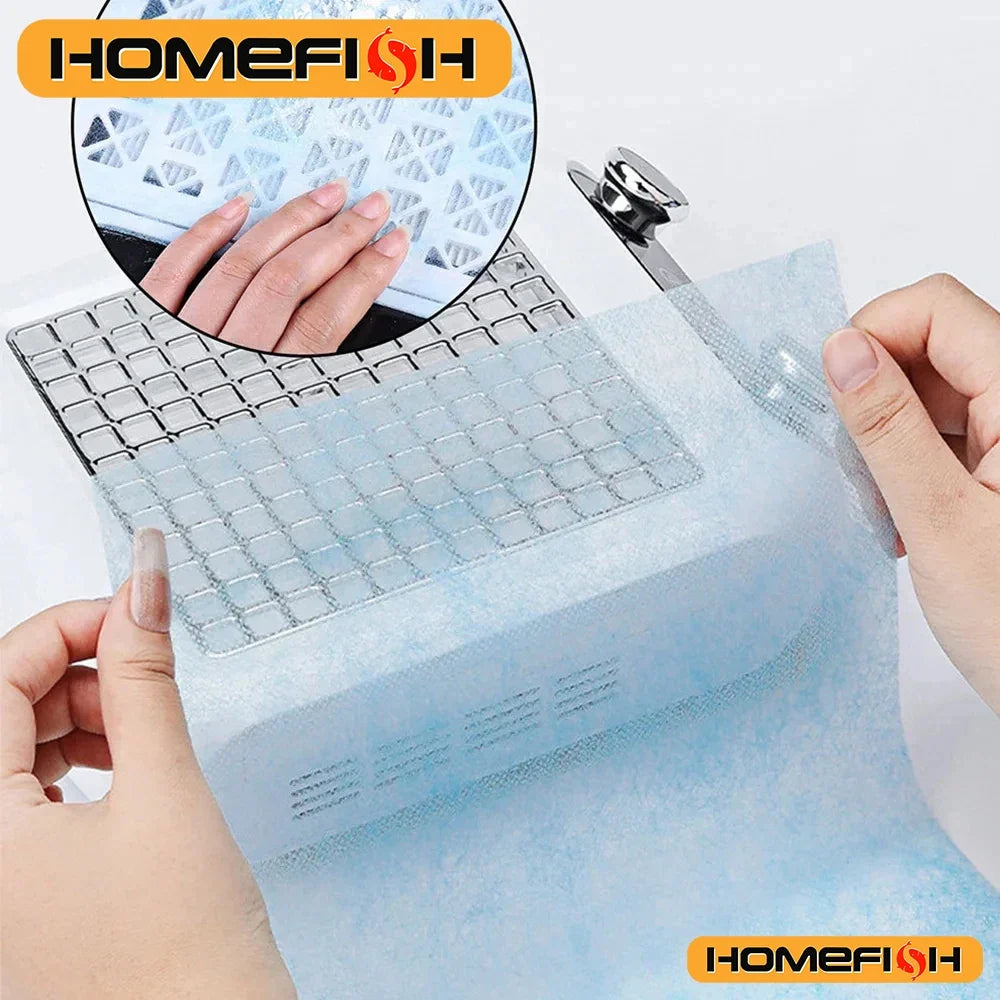 100Pcs Nail Dust Collector Filter Papers | Manicure Replacement
