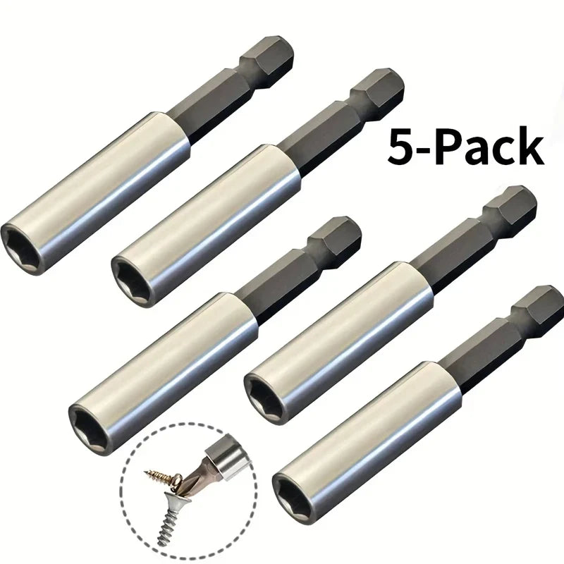1 Magnetic Extended Bit Holder Hex Shank Driver Adapter Electric