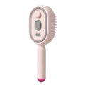 2-in-1 Red Light Scalp Massager Brush with Mist Spray Comb