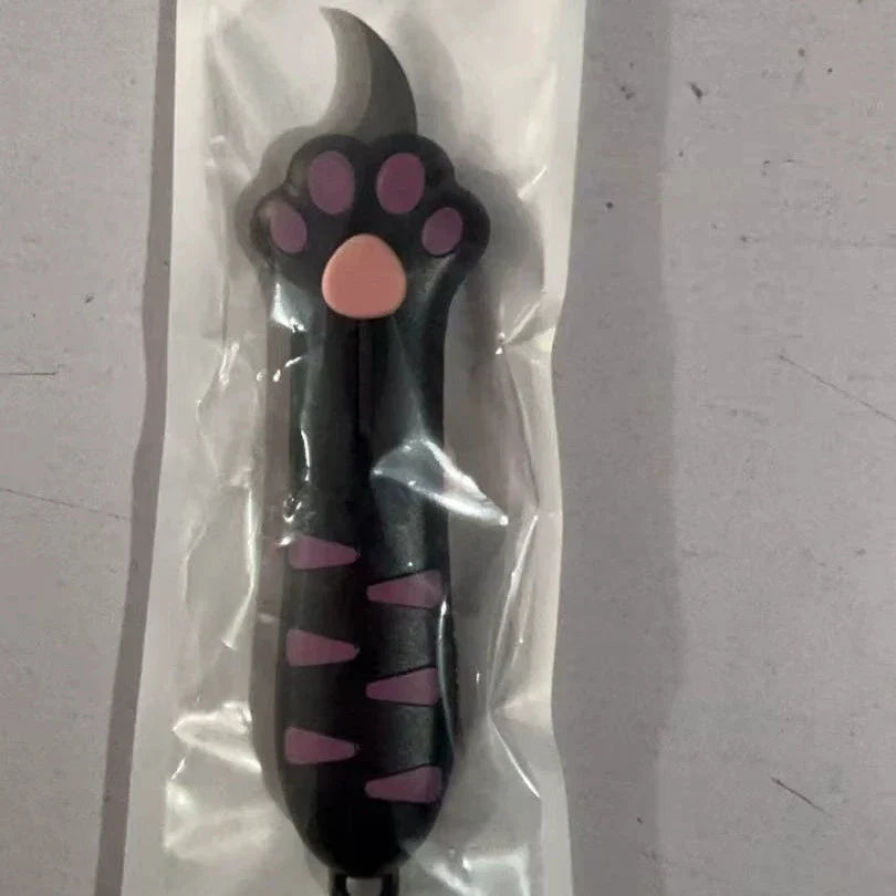 Cat Paw Mini Box Cutter – Cute Portable Utility Knife for Crafts