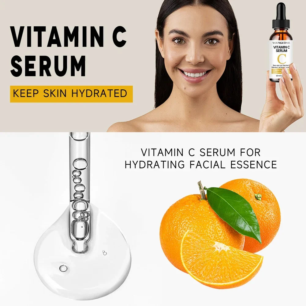 Vitamin C Facial Essence Hyaluronic Acid Brightening Moisturizing