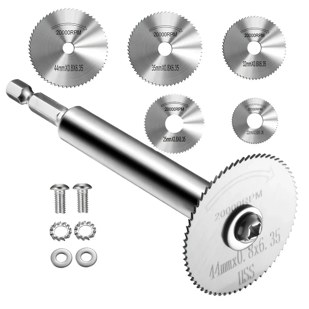 Speed Steel Cutting Wheel 1 4 Hex Shank Thin Blade Rotary Saw 5