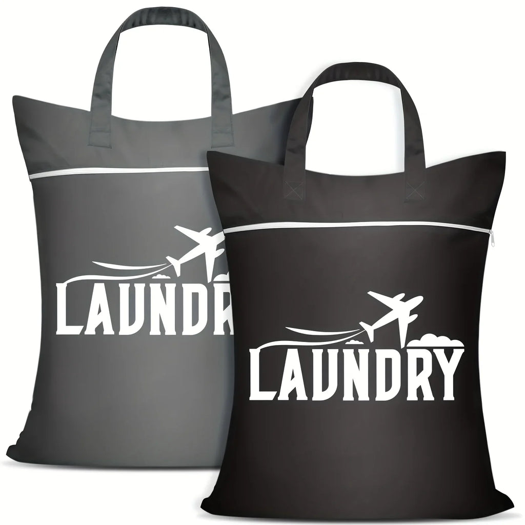 Large Washable Travel Laundry Bags Suitable Diapers Dirty Clothes