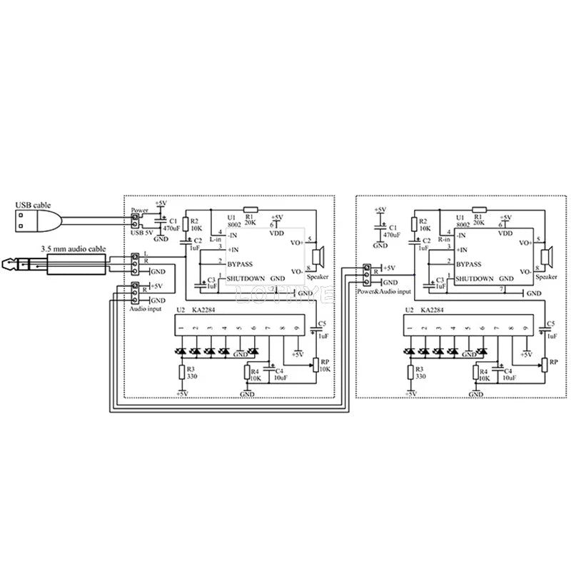 DIY Mini Speaker Kit – Dual Channel 3W Transparent Audio Build