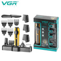 VGR V-173 Men's Hair Clipper & 5-in-1 Grooming Trimmer Set