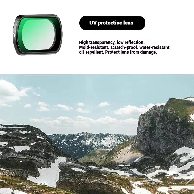 DJI Osmo Pocket 3 & 4 Filter Set – CPL ND Black Mist Wide