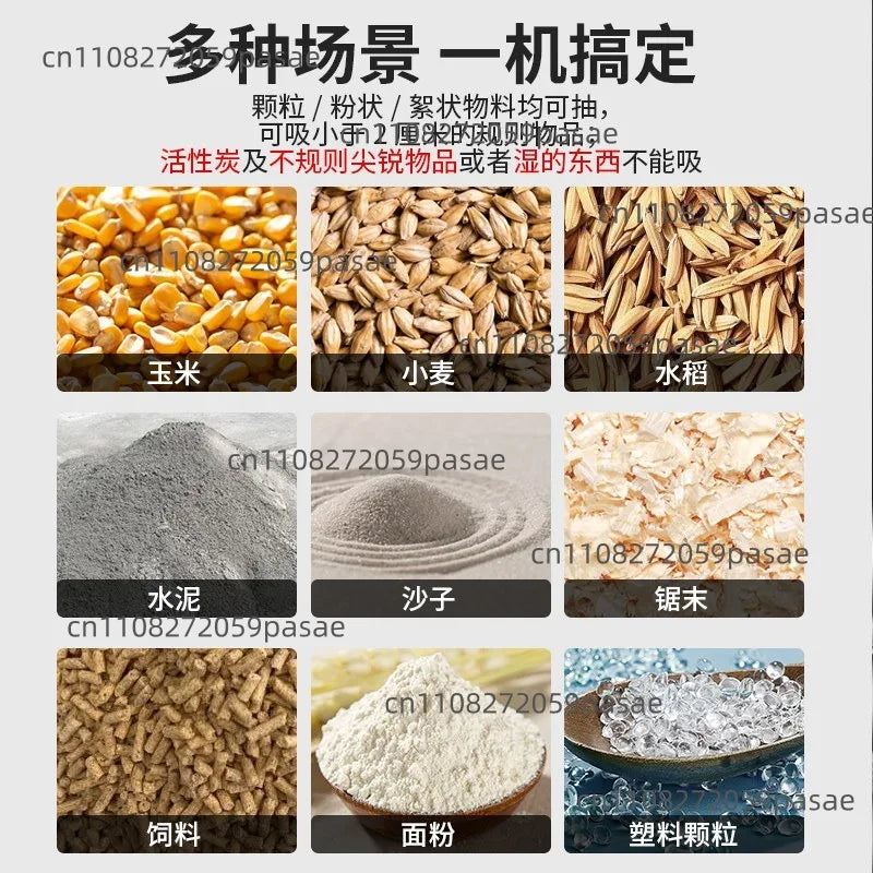 Commercial Grain Auger Screw Conveyor & Suction Feeding Machine