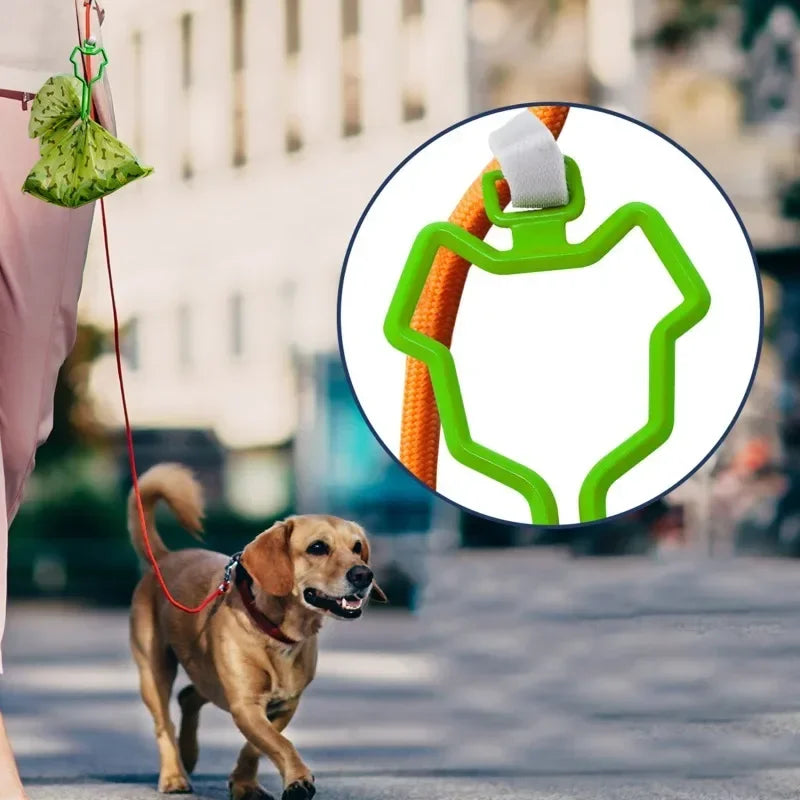 Hands-Free Dog Poop Bag Holder Clip | Leash Accessory