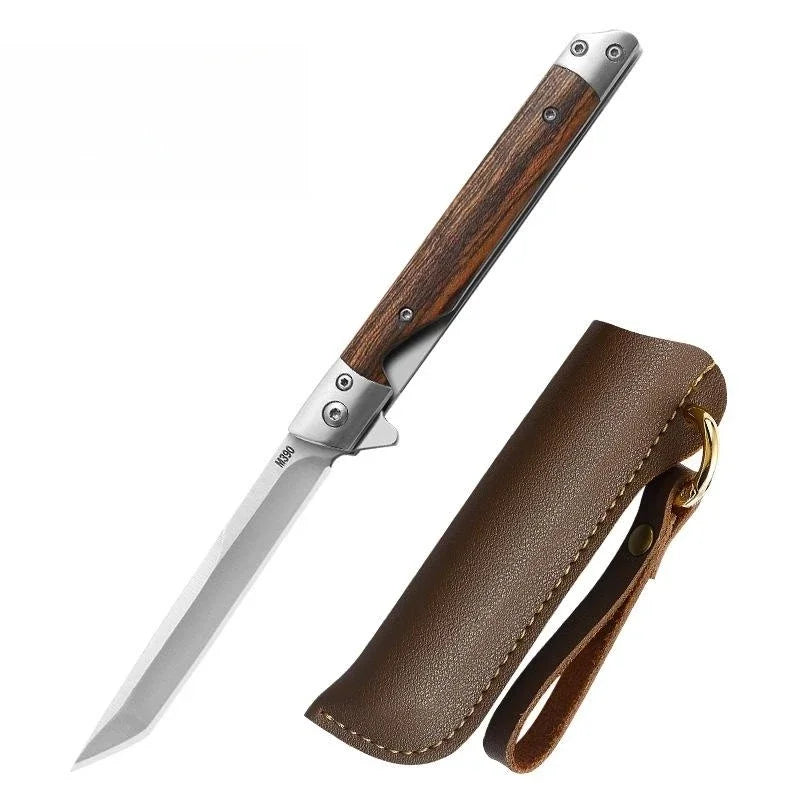 Damascus Folding Pocket Knife – Stainless Steel Camping EDC