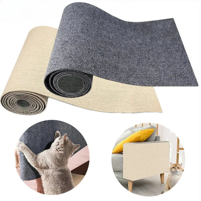 Self-Adhesive Cat Scratch Mat – Furniture Protector Pad