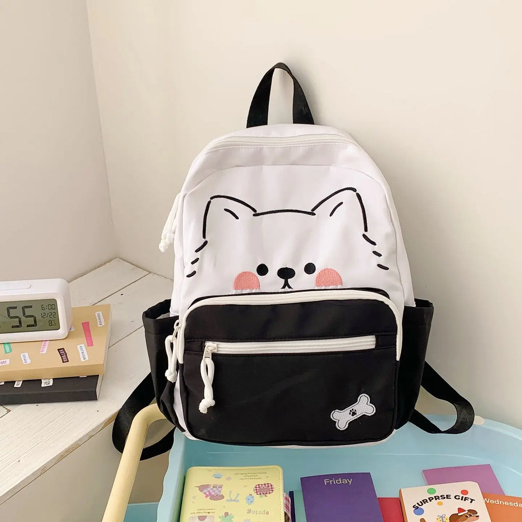 Kawaii Kitty Mini Backpack – Kids & Women's Cute Schoolbag