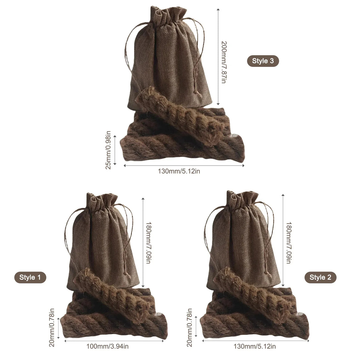 Wax-Infused Hemp Rope Fire Starters Kit | 4pc Weatherproof