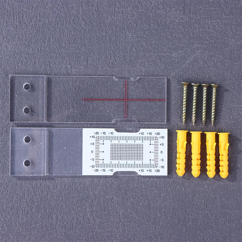 Clear Acrylic Crack Gauge Monitor – Wall Crack Measuring Tool