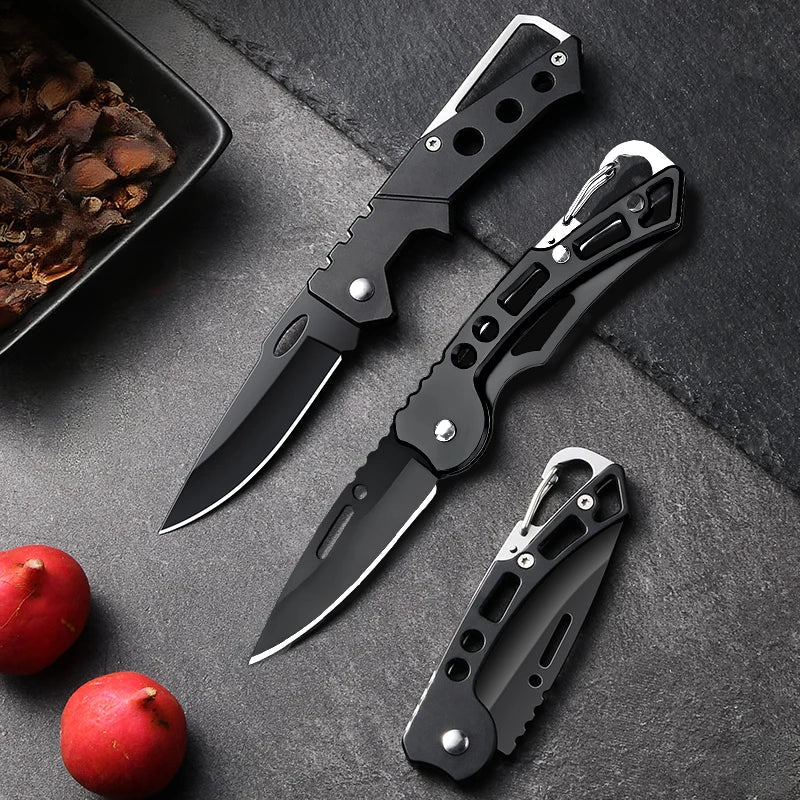 PLYS EDC Folding Pocket Knife – Carbon Steel Blade, All-Steel
