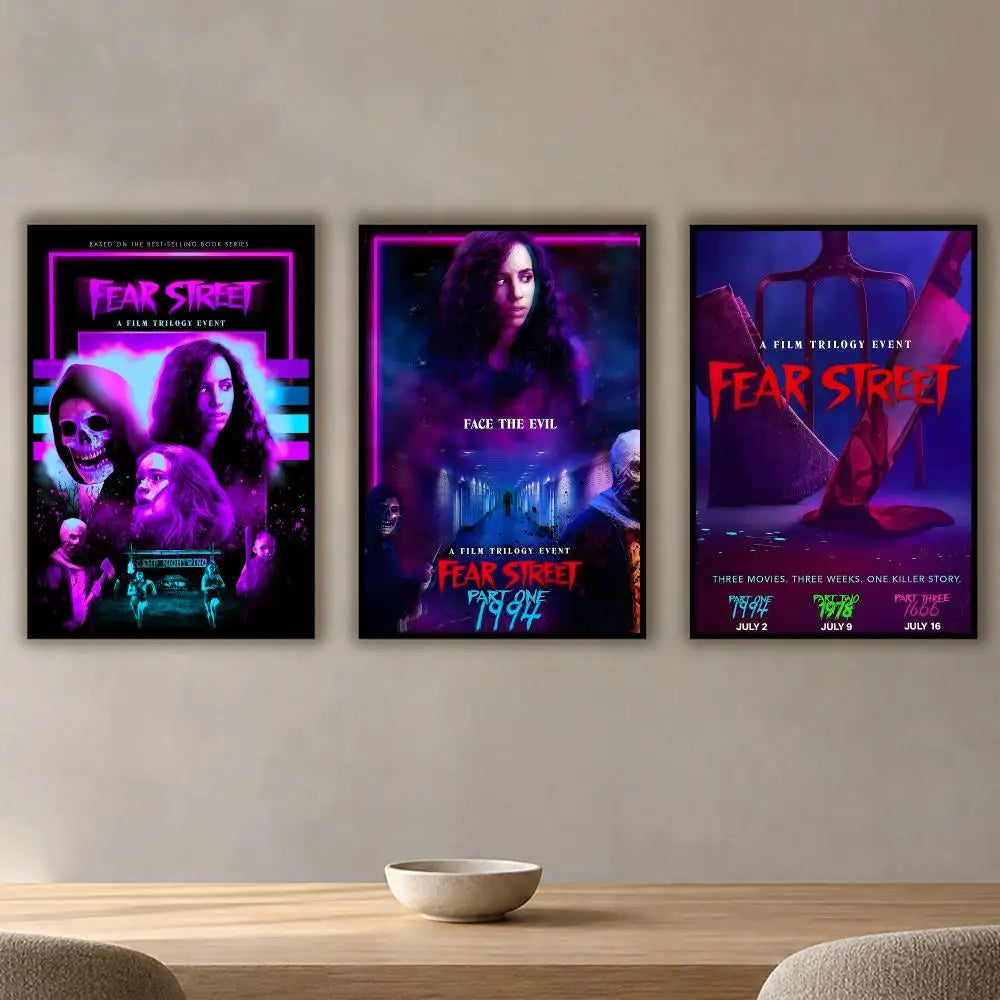 Fear Street Horror Movie Poster – HD Waterproof Wall Sticker
