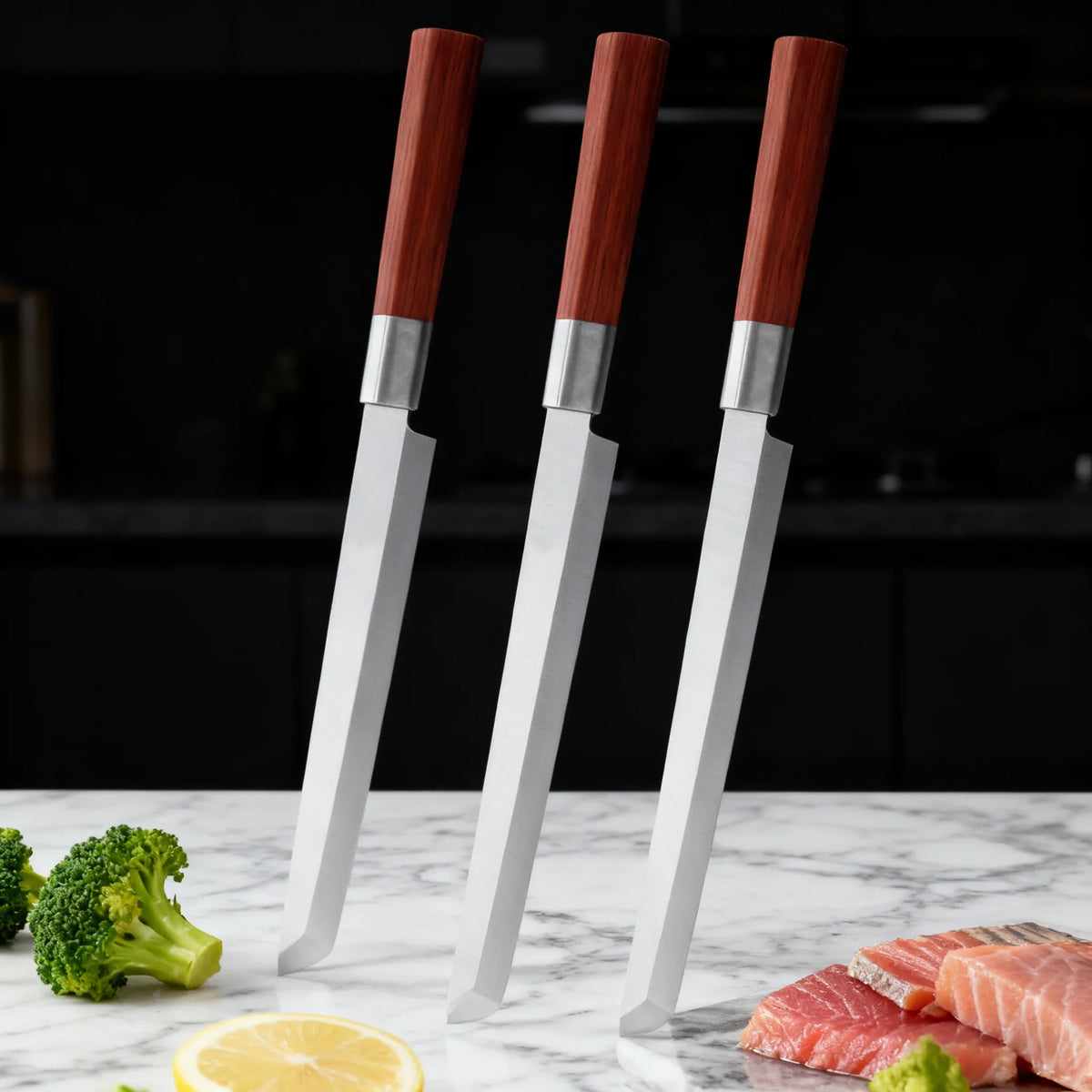Professional Sashimi Knife Set – Stainless Steel Sushi Slicing Knife