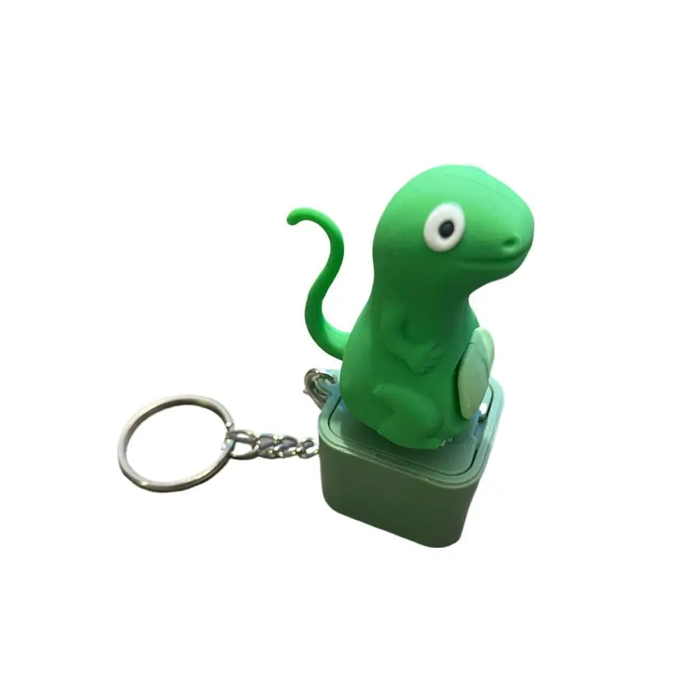 Lizard Fidget Clicker Keychain – Sound & Light, USB Rechargeable