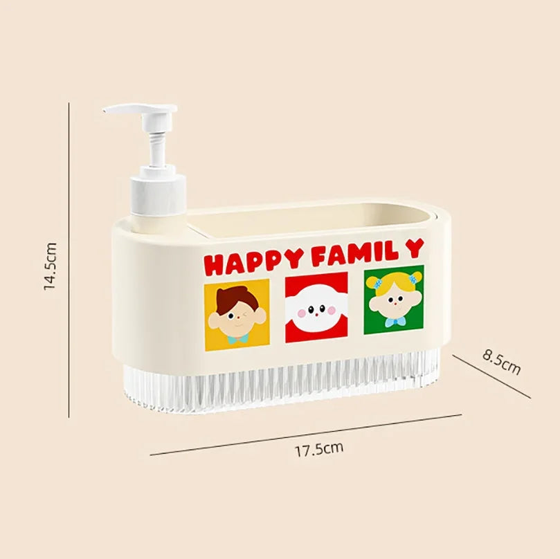 Kitchen Soap Dispenser & Sponge Holder – Sink Organizer
